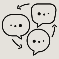 Three call outboxes indicating a conversation